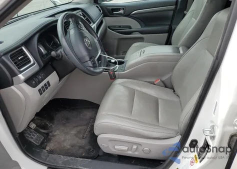 2018 Toyota Highlander Limited из США, поврежденный, VIN 5TDDZRFH8JS869551